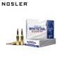 Munitions Nosler Whitetail Country 6.5 Creedmoor 140gr Solid Base 20/boîte