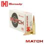 Hornady Match .308 Win 168 gr BTHP Match 20/Box Ammunition