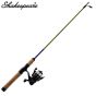 Shakespeare Catch More Fish 5'6" (168 cm) Light 2-Piece Spinning Combo 25 Reel