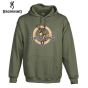 Browning Vintage Emblem Green Hoodie