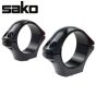 Anneaux De Lunette Sako Optilock 30mm Bas Bleu