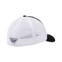 Columbia PFG Hooks Mesh Ball Cap High Crown Black Hat