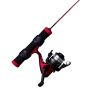 Ensemble Spinning Shakespeare Fuel Ice 25" Pour Pêche Sur Glace