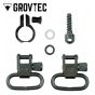 Grovtec GTSW41 .645-.660 One Piece Barrel Band Swivel Set