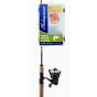 Shakespeare Catch More Fish 5'6" (168 cm) Light 2-Piece Spinning Combo 25 Reel