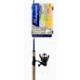 Shakespeare Catch More Fish R Walleye 6'6" (198 cm) Medium 2-Piece Spinning Combo 30 Reel