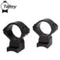 Anneaux De Lunette Talley Browning BLR BAR BPR 1" Moyen Noir