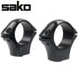 Anneaux De Lunette Sako Optilock 1" Moyen Bruni