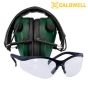 caldwell-e-max-low-pro-electronic-muff-with-shooting-glasses