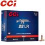 Munitions CCI AR Tactical .22 LR 40 gr CPRN 300/pqt