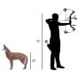 Delta McKenzie Howling Coyote QuivAR Enabled 3D Archery Target