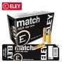 ELEY Match .22 LR 40 gr Flat Nose Ammunition 50/Box
