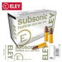 Munitions ELEY Subsonic Hollow .22 LR 38 gr Hollow Point 50/pqt