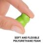 ULTRX-Lime-Tapered-Foam-Ear-Plugs