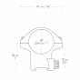 Hawke 1" Medium One-Piece Scope Rings 9–11 mm