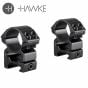 Hawke 1 Inch High Weaver Scope Rings 2 Piece
