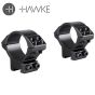 Hawke 30mm Medium 9-11mm Dovetail Scope Rings 2 Piece