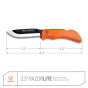 Couteau De Chasse À Lame Remplaçable Outdoor Edge RazorPro L 3.5"