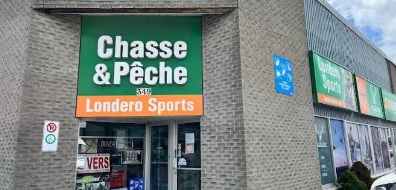 Devanture du magasin physique Londero Sports a Saint-Jean-sur-Richelieu, seulement 40 minutes de Montreal